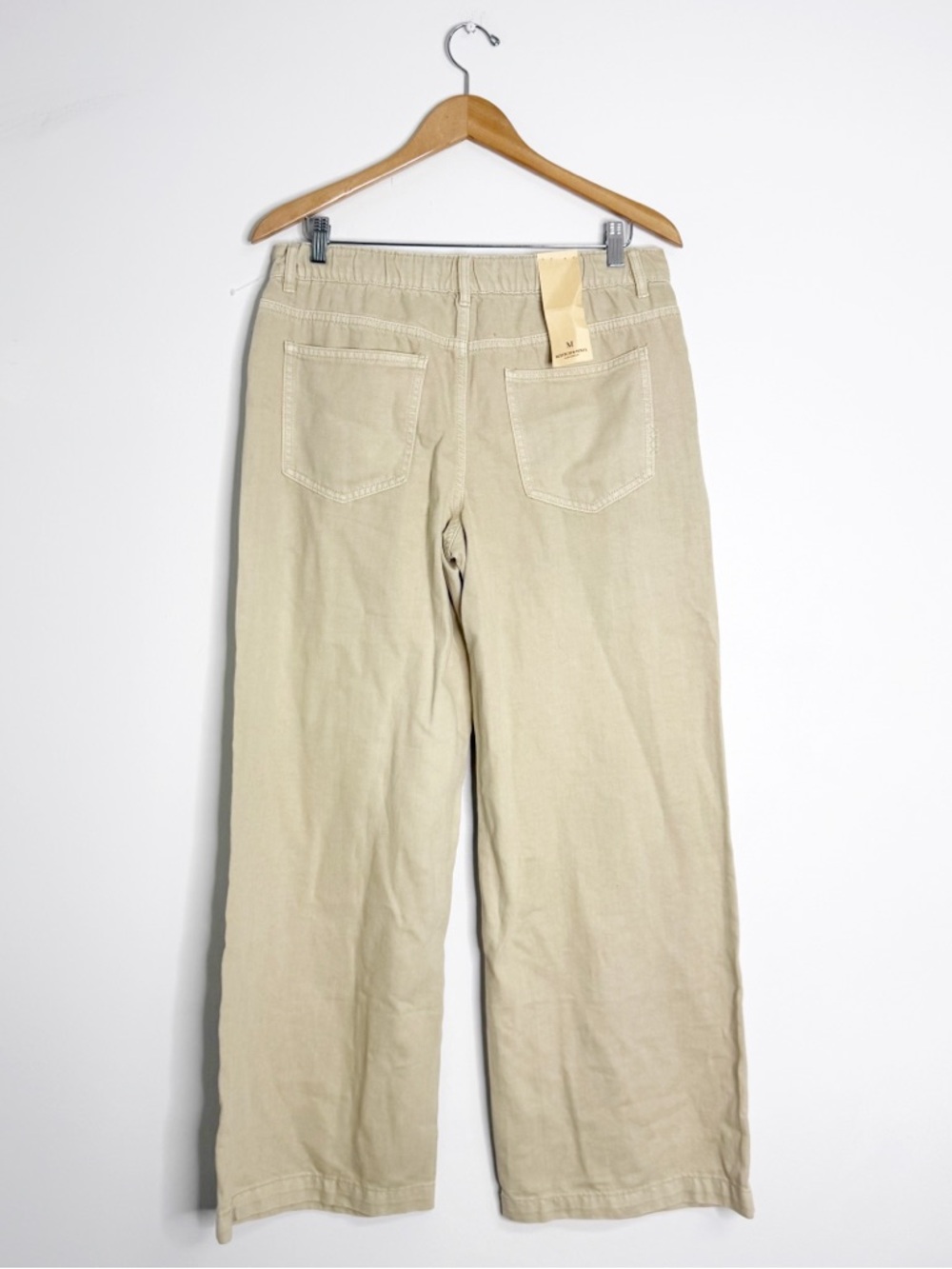 Scotch & Soda Baggy Drawstring Jeans Medium Oyster Gray Wide Leg NWT - Picture 2 of 11